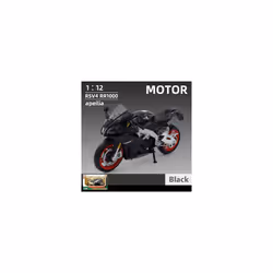 1:12 Aprilia RSV4 Alloy Racing Motorcycle Model Diecast Metal Street Cross-country - RSV4Black Retail box
