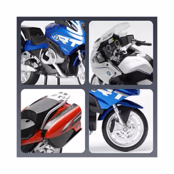 1:12 BMW R1250RT Motorcycles Simulation Alloy Motorcycle Model Shock Absorbers - Red no box