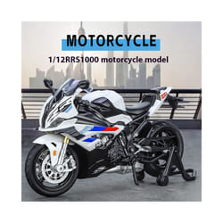1:12 BMW RRS1000 Alloy Diecast Motorcycle Model Collect Hobbies Simulation - white box