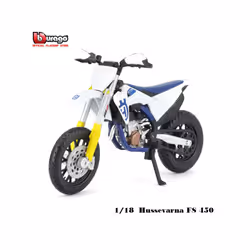 1:18 KTM 990 Supermoto R Rally authorized simulation alloy motorcycle model toy car gift collectio - Husqvarna FS 450