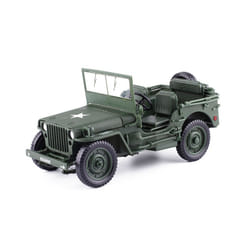 1:18 Model Old World War II Willys Vehicles Alloy Car Model for Kids Toys Gifts