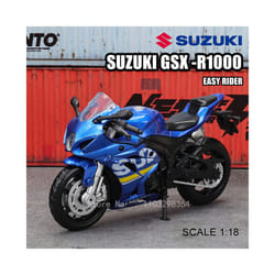 1:18 Suzuki GSX-R1000 Motorcycle Alloy Car Model Children's Toy Car Die Cast Motorcycle Model - 1-18 GSX-R1000