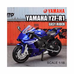 1:18 Yamaha YZF-R1 Motorcycle Alloy Car Model Children's Toy Car Die Cast Motorcycle Model - 1-18 YZF-R1