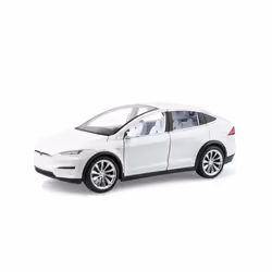 1:20 Tesla Model X Alloy Car Model Diecast Metal Toy Modified Vehicles Car Model Simulation Collection - White NO X