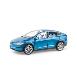 1:20 Tesla Model X Alloy Car Model Diecast Metal Toy Modified Vehicles Car Model Simulation Collection - Blue NO X