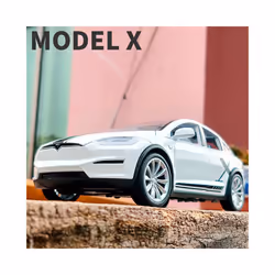 1:20 Tesla Model X Alloy Car Model Diecast Metal Toy Modified Vehicles Car Model Simulation Collection - Blue NO X