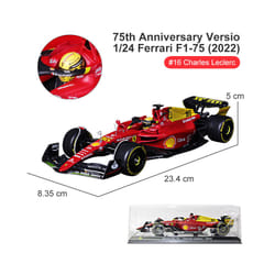 1:24 2022 F1 Red Bull RB18 #1 Verstappen Champion Gold Helmet #11 Perez - 75-16 Monza Helmet