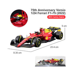 1:24 2022 F1 Red Bull RB18 #1 Verstappen Champion Gold Helmet #11 Perez - 75-55 Monza Helmet