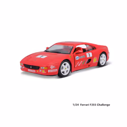 1:24 Ferrari 499P LMH FORMULA RACING 488 250GTO FXXK 458 Alloy Luxury Vehicle Diecast Cars Model Toy - F355 CHALLENGE