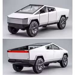 1:24 Tesla Cybertruck Pickup Truck Diecast Model Car Toy Sound & Light
