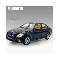 1:32 C-Class C260L Alloy Car Model Diecasts Metal Toy Vehicles Car Model Simulation Sound and Light - Black