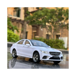 1:32 C-Class C260L Alloy Car Model Diecasts Metal Toy Vehicles Car Model Simulation Sound and Light - White