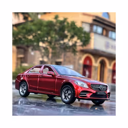 1:32 C-Class C260L Alloy Car Model Diecasts Metal Toy Vehicles Car Model Simulation Sound and Light - Red