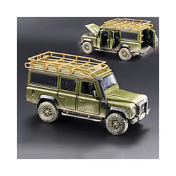 1:32 Defender 2010 Off-road Alloy Car Model Diecasts & Toy Vehicles Toy Cars For Children Collection - Green 1