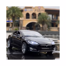 1:32 Model X Model S SUV Alloy Car Model Diecasts Metal Simulation Toy Vehicles Car Model Sound Light - model S black