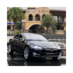 1:32 Model X Model S SUV Alloy Car Model Diecasts Metal Simulation Toy Vehicles Car Model Sound Light - model S black
