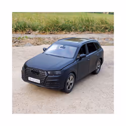 1:32 AUDI Q7 SUV Alloy Car Model Diecast & Toy Vehicles Metal Car Model Simulation Sound and Light Collection - Matter black