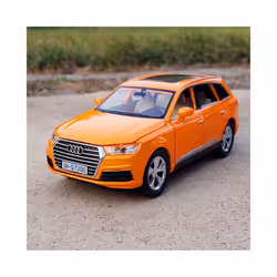 1:32 AUDI Q7 SUV Alloy Car Model Diecast & Toy Vehicles Metal Car Model Simulation Sound and Light Collection - Matter black
