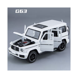 1:32 Benz G63 SUV Alloy Model Car Toy Diecasts Metal Casting Sound and Light Car Toys For Children Vehicle - White