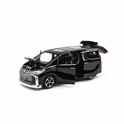 1:32 Toyota VELLFIRE Alphard MPV Alloy Car Model Diecasts Metal Toy Vehicles Car Model Sound and Light - Alphard black