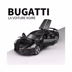 1:32 Alloy Scale Model Car Toys Bugatti La Voiture Noire Alloy Diecast Simulation Toy Vehicles Models - Matte Black