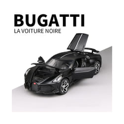 1:32 Alloy Scale Model Car Toys Bugatti La Voiture Noire Alloy Diecast Simulation Toy Vehicles Models - Matte Black