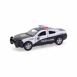 1:32 Alloy Diecasts Simulation Police Model Toy Cars Pull Back Light And Sound Collection Metal Vehicles - 1