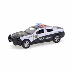1:32 Alloy Diecasts Simulation Police Model Toy Cars Pull Back Light And Sound Collection Metal Vehicles - 1