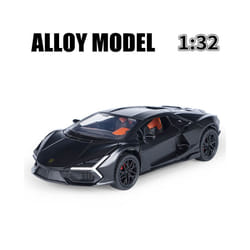 1:32 lambos Revuelto Supercar Alloy Model Car Toy Diecasts Casting Sound and Light Car Toys For Children - Black