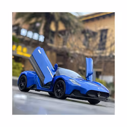1:32 Maserati MC20 Sports Car Model Alloy Diecasts Metal Toy Vehicles Car Model Sound and Light Simulation - Yellow No box