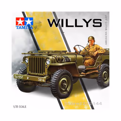 1:35 Scale Assembly Car Model World War II American Willys Jeep Model