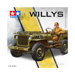 1:35 Scale Assembly Car Model World War II American Willys Jeep Model