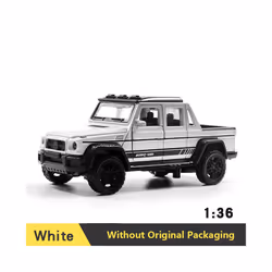 1:36 Alloy Vintage Diecast Car Model FIAT MINI Classic Pull Back Car Model Miniature Vehicle Replica - PK-White