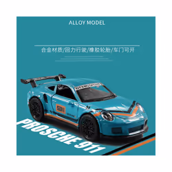 1:36 Diecast Alloy Car Model Children's Toy Car Open the door Decoration Cool Racing Car Boy toys Gift - Bumblebee Orange
