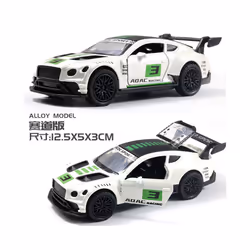 1:36 Diecast Alloy Car Model Children's Toy Car Open the door Decoration Cool Racing Car Boy toys Gift - Binbai Green