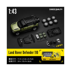 1:42  Suzuki Jimny Land Rover Defender 110 Alloy Toy Car Model Racing Alloy assembly series sports - Defender 110
