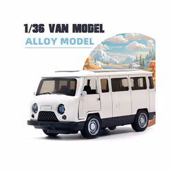 1:43 Alloy Vintage Diecast Car Model Classic Pull Back Car Model Miniature Vehicle Replica For Collection - D