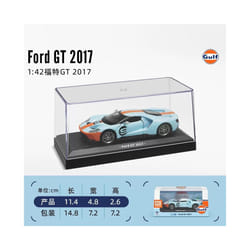 BMW Gulf Oil Station Shell Station McLaren Lamborghini Series Racing Alloy Car Model Toy Car - 1-42 Ford GT