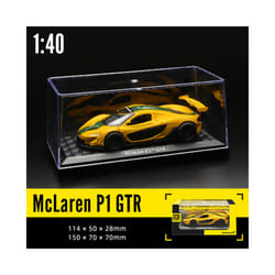 BMW Gulf Oil Station Shell Station McLaren Lamborghini Series Racing Alloy Car Model Toy Car - 1-40 P1 GTR