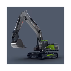 1: 50 Simulation Alloy Head Children's Engineering Vehicle Toy Excavator Crane Model Truck Car Toys - excavating machinery