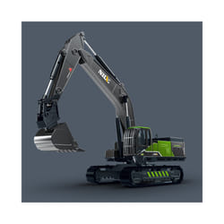 1: 50 Simulation Alloy Head Children's Engineering Vehicle Toy Excavator Crane Model Truck Car Toys - excavating machinery