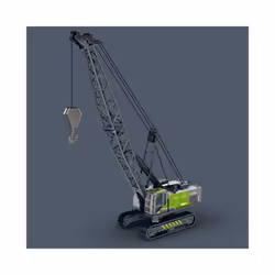 1: 50 Simulation Alloy Head Children's Engineering Vehicle Toy Excavator Crane Model Truck Car Toys - crane