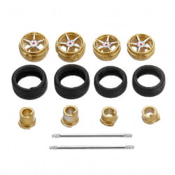 1:64 4 Model ModifiedCaps Diecasts Wheel Tire Rubber Vehicles General Model Of Car Change Accessories