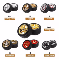 1:64 4 Model ModifiedCaps Diecasts Wheel Tire Rubber Vehicles General Model Of Car Change Accessories