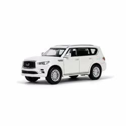 1:64 Scale Nissan Patrol 1998 Y61 Car Model 1:64 Metal Diecast Miniature Ariya X-trail Q50S Q70L QX70S - QX80 White