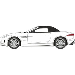 1:76 Polaris White Oxford Diecast Jaguar F Type - 176 Scale 76ftyp002 -  oxford 176 jaguar type polaris white scale 76ftyp002