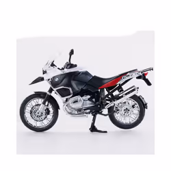 1:9 BMW R1200GS ADV Racing Motorcycles Simulation Alloy Motorcycle Model - Black no box