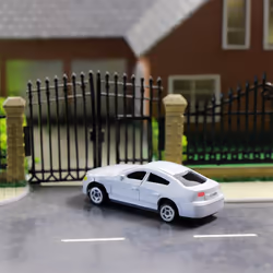 100Pcs 1:87 HO Scale Model Car Painted Car Models HO/TT Scale Railway Modeling Making Mat