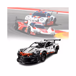 1580pcs 50cm Technical Classic Porsched 911 Rsr Sport Car Building Blocks Toy