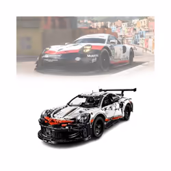 1580pcs 50cm Technical Classic Porsched 911 Rsr Sport Car Building Blocks Toy